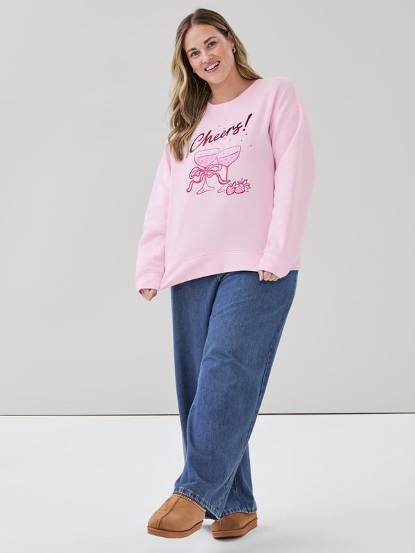 Joe Fresh Women+ Festive Sweatshirt 1 ea, $35.00/1ea