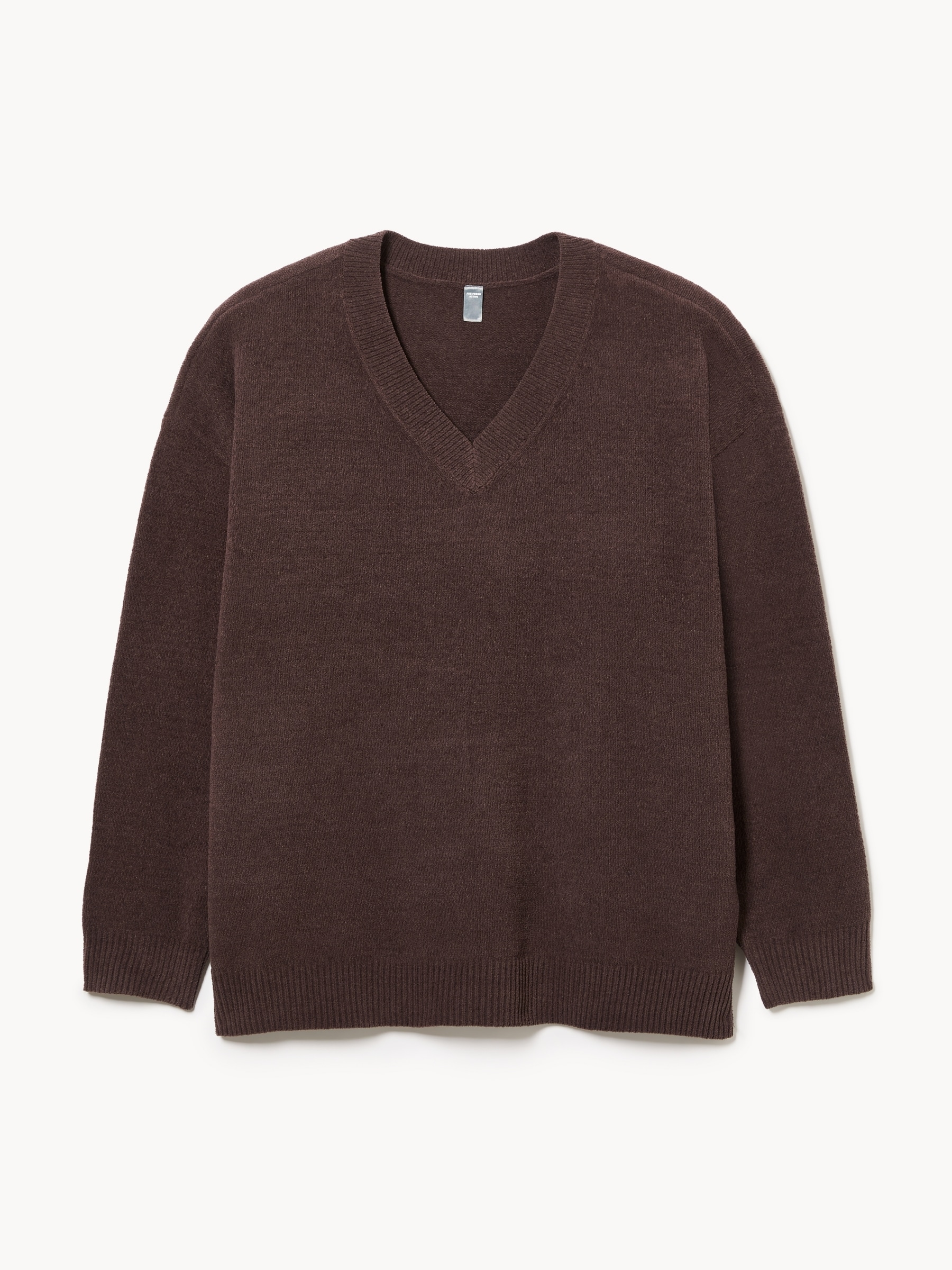 Chandail sport à col en V en chenille Femmes+