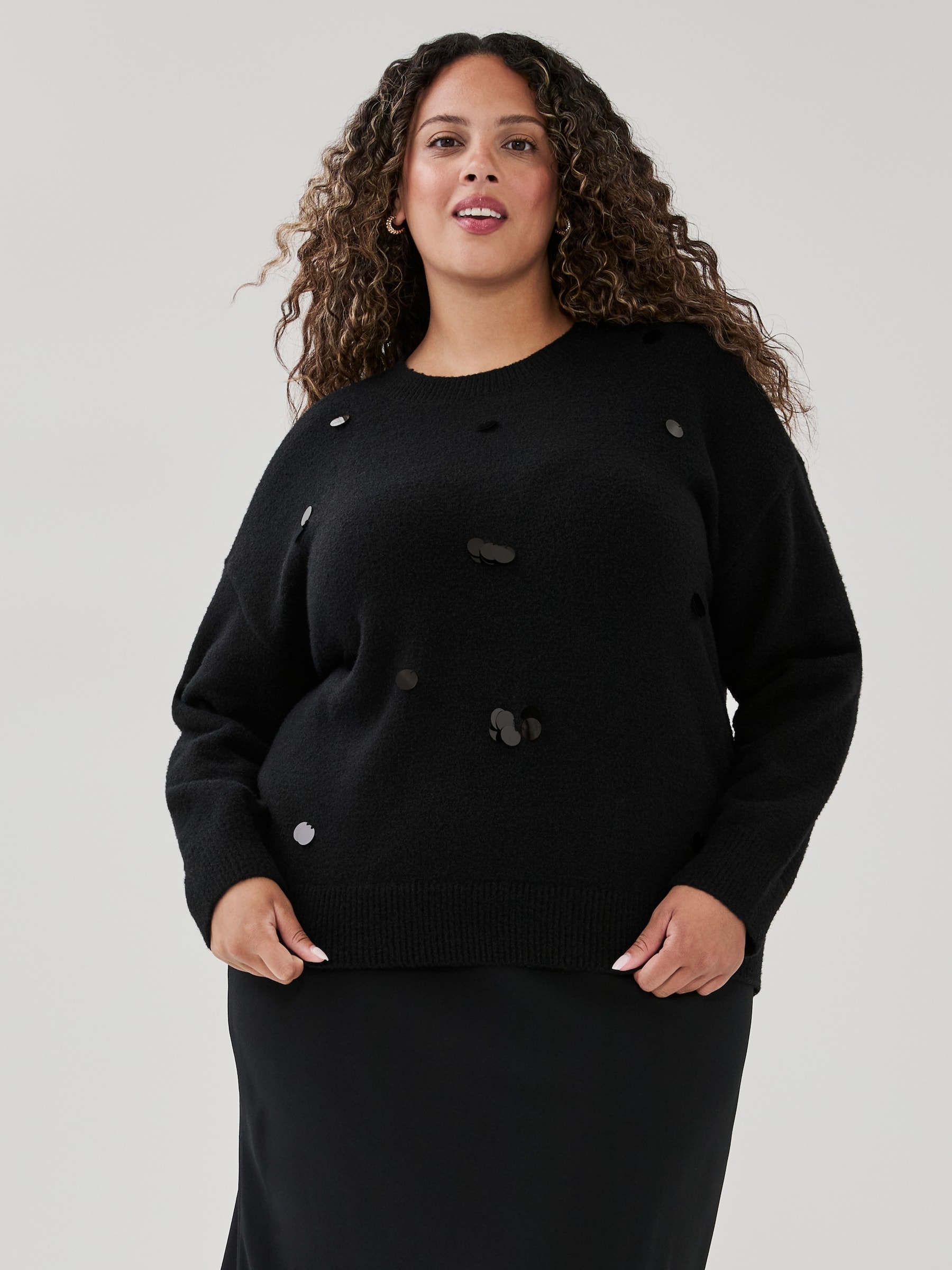 Women+ Sequin Embellished Sweater