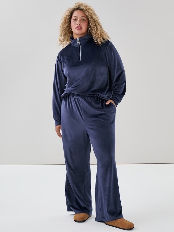 Pantalon en velours Femmes+ - Marine foncé