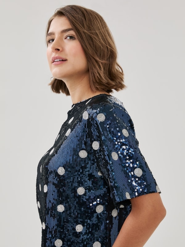 Joe Fresh Sequin Short Sleeve Top 1 ea, $35.00/1ea