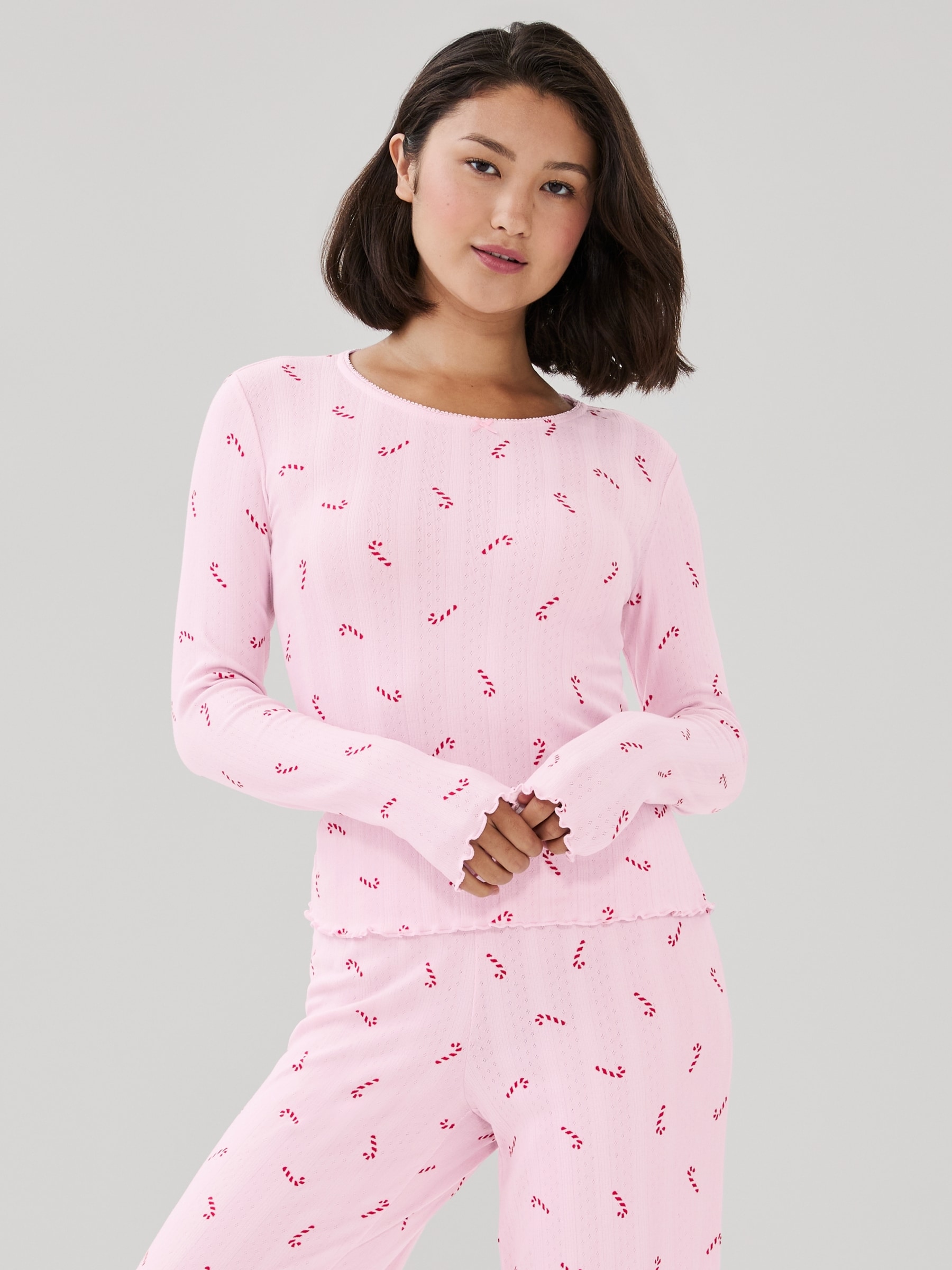 Pointelle Sleep Top