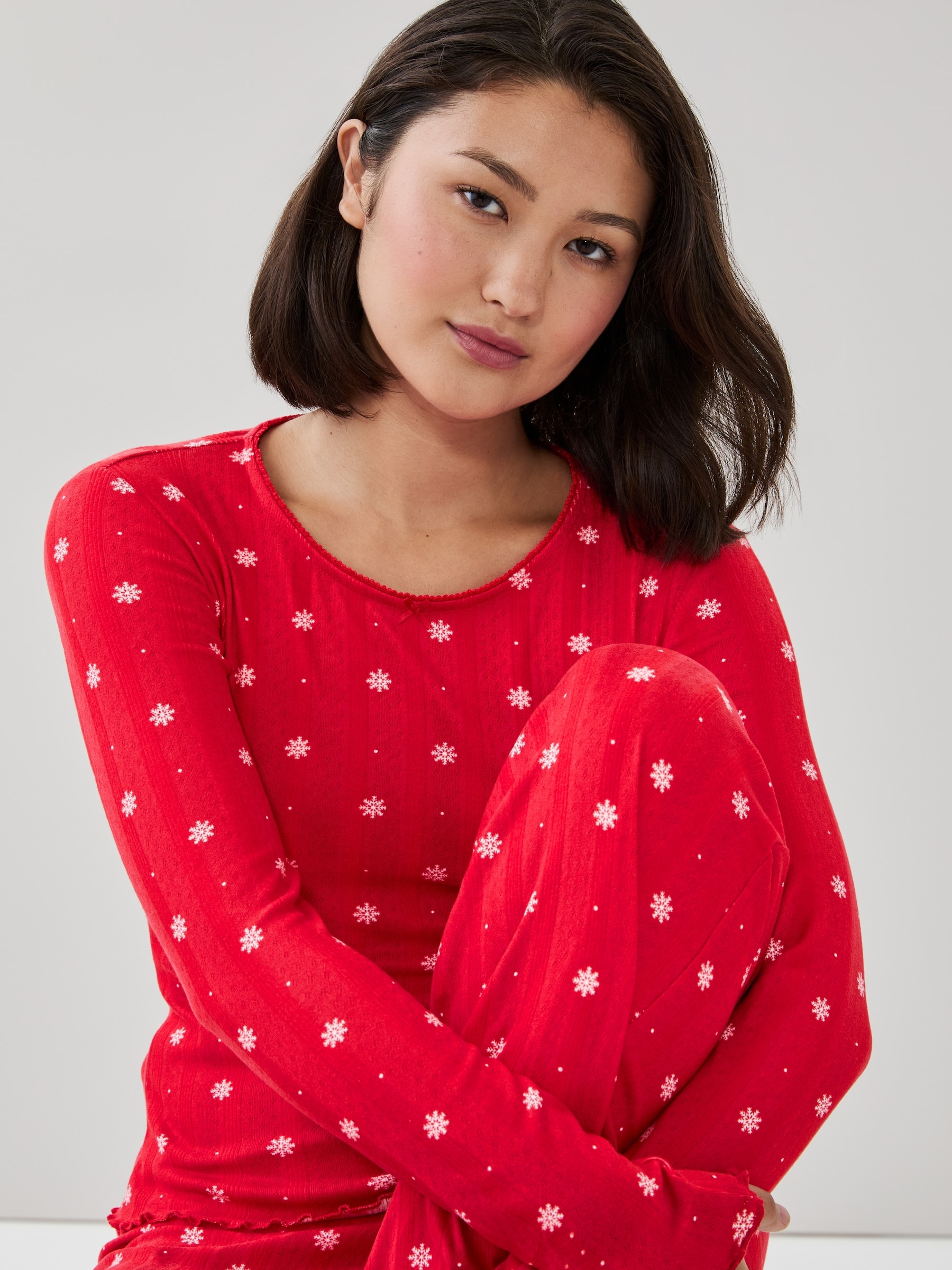 Pointelle Sleep Top