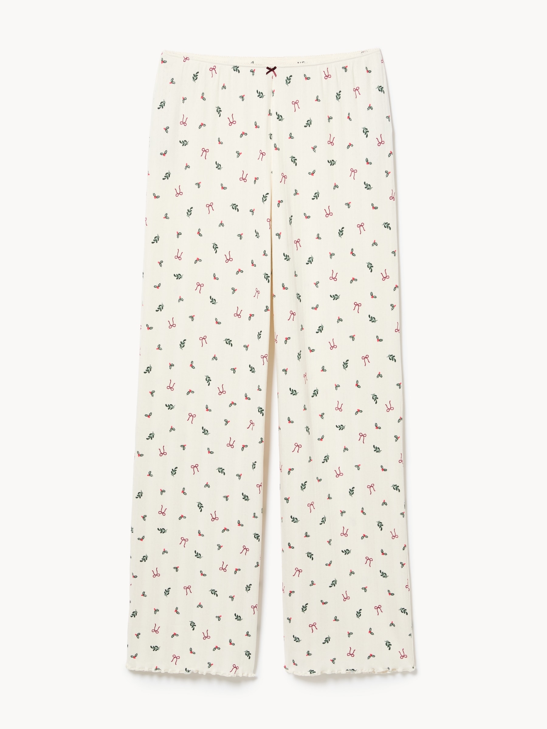 Pantalon de nuit en pointelle