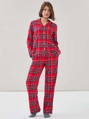 Flannel Sleep Set - Red