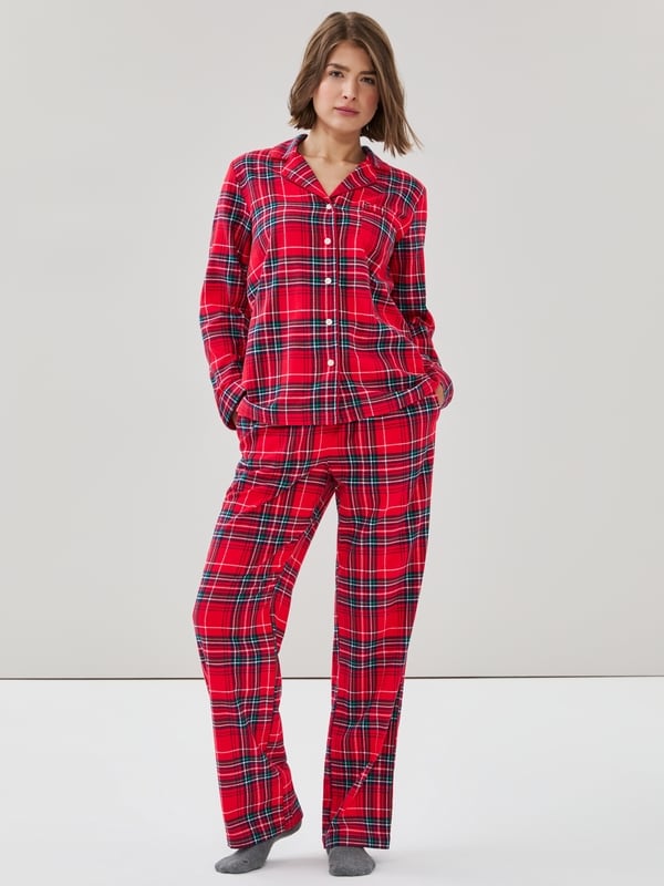 Flannel Sleep Set - Red