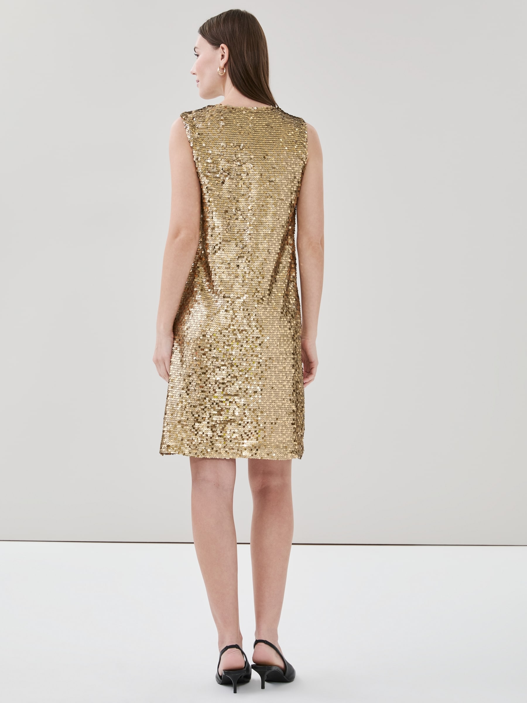 Sequin Sleeveless Mini Dress