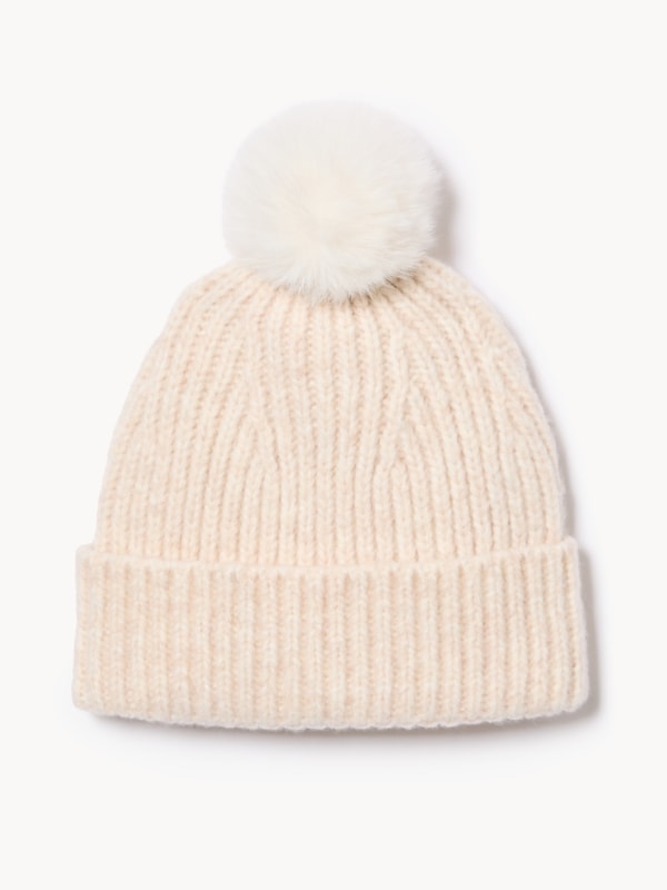 Ribbed Toque - Oatmeal