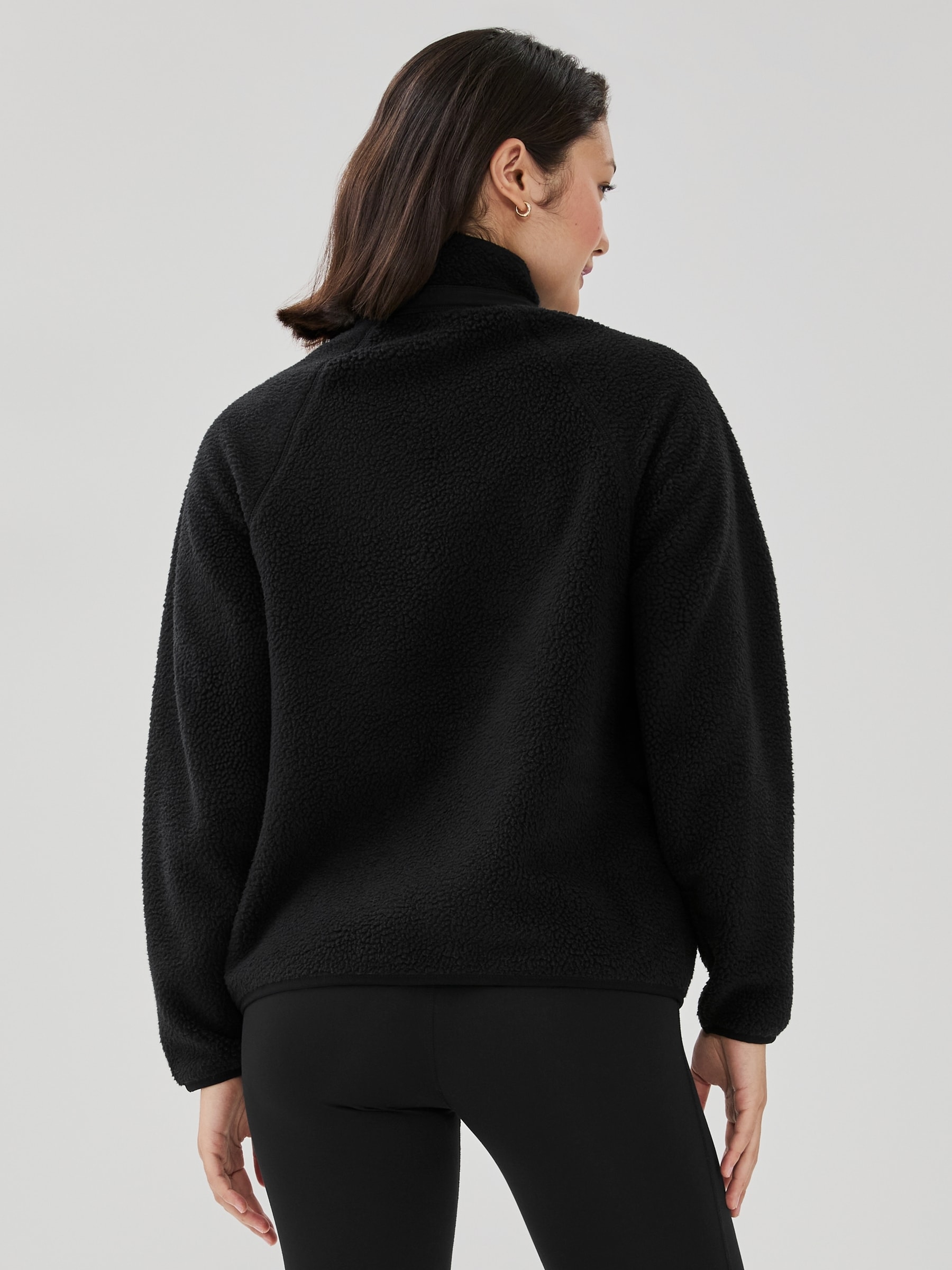 Teddy Fleece Zip-Up Jacket