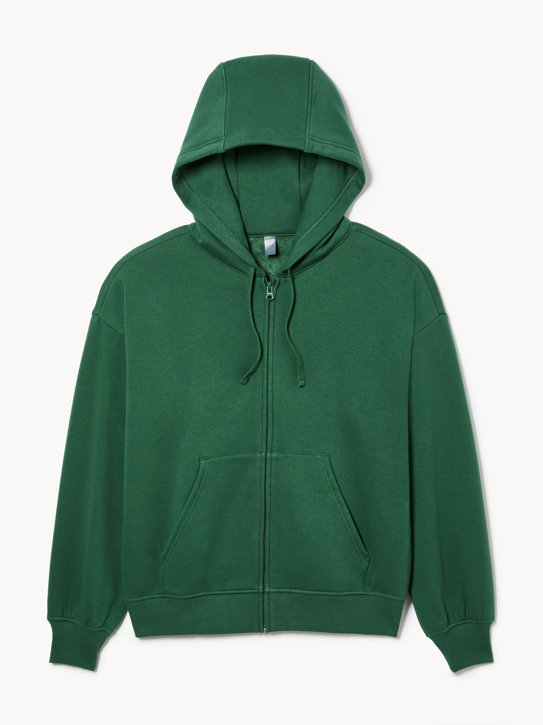 Active Fuzzy Fleece Zip-Up Hoodie