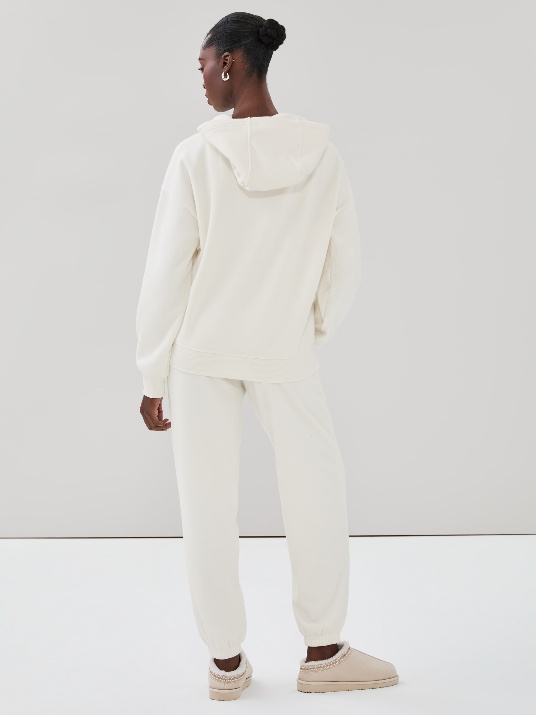 Active Fuzzy Fleece Zip-Up Hoodie