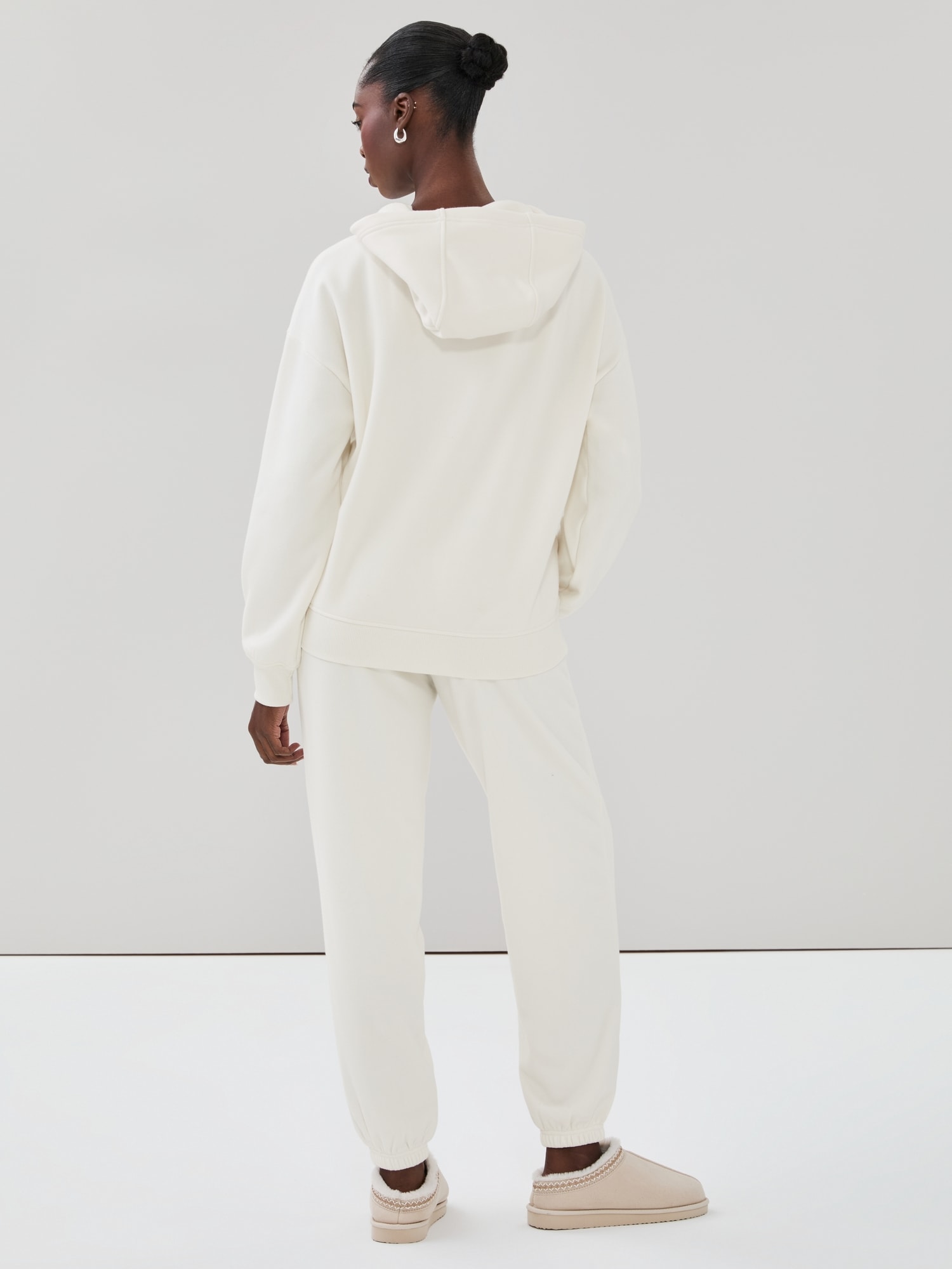 Active Fuzzy Fleece Zip-Up Hoodie