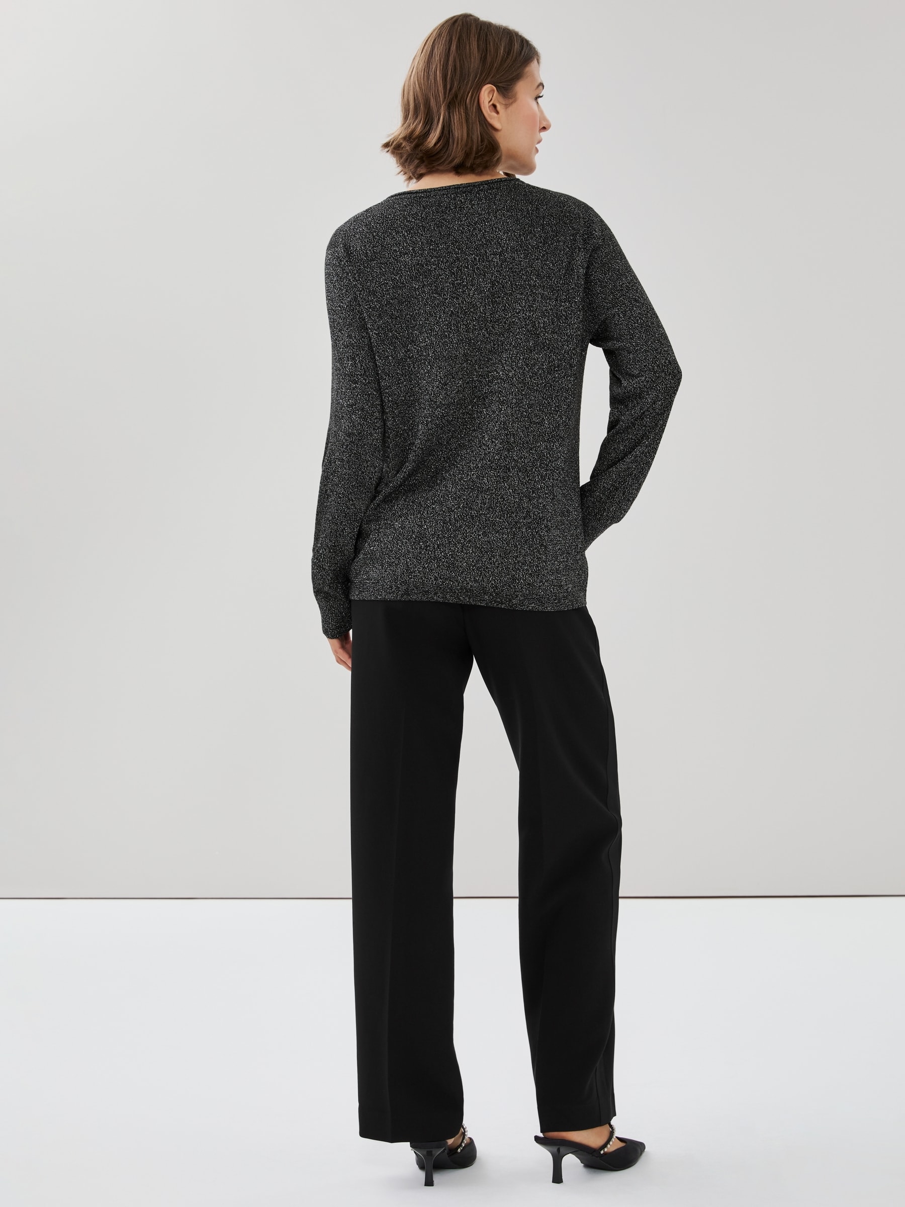 Chandail en tricot chatoyant