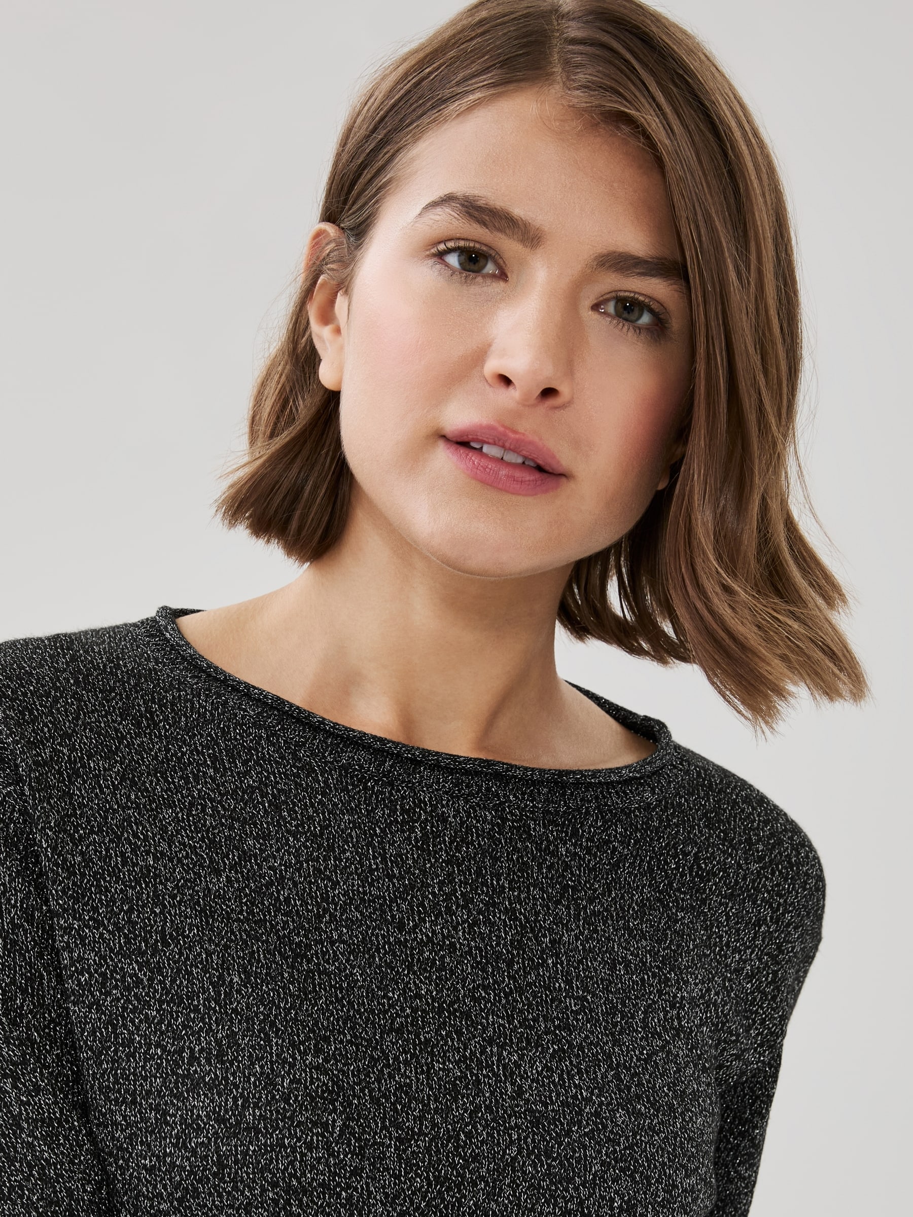 Chandail en tricot chatoyant