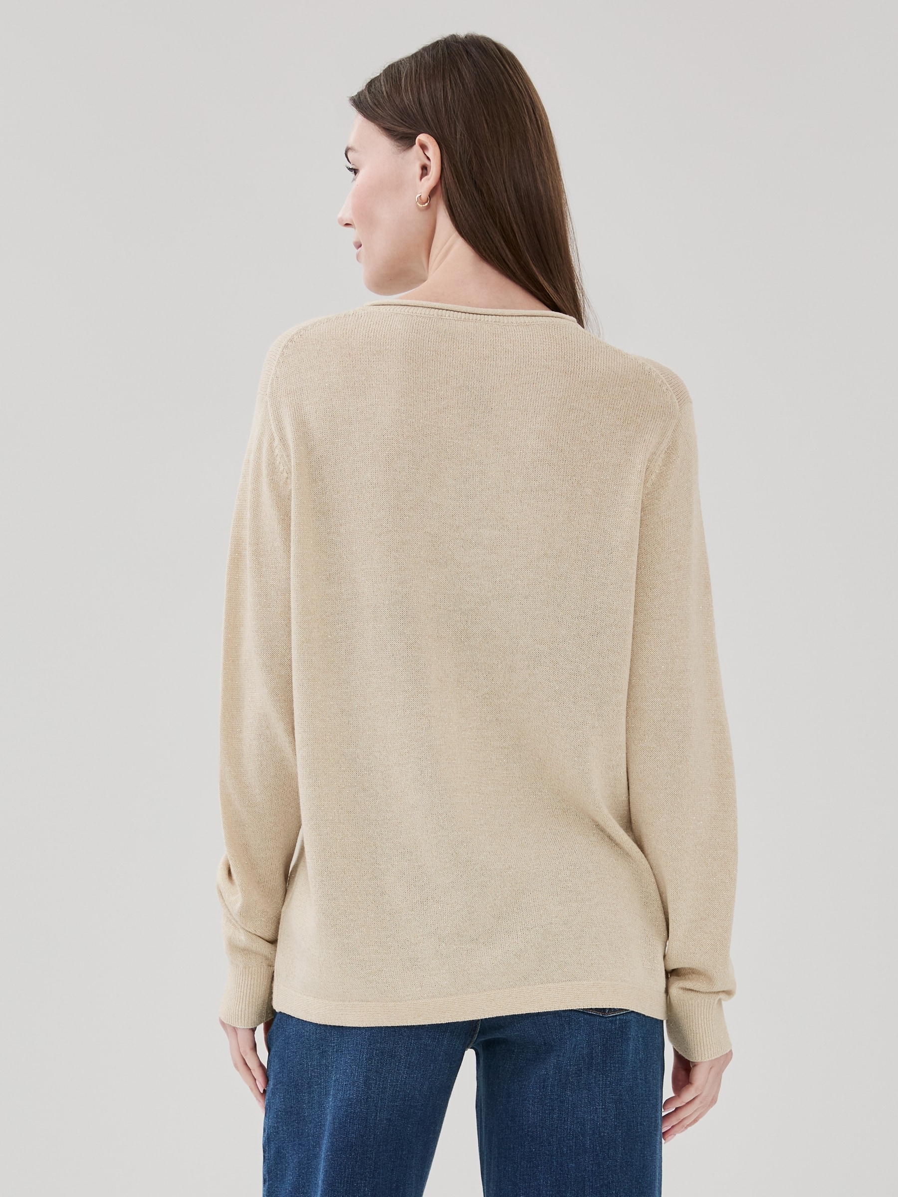 Chandail en tricot chatoyant