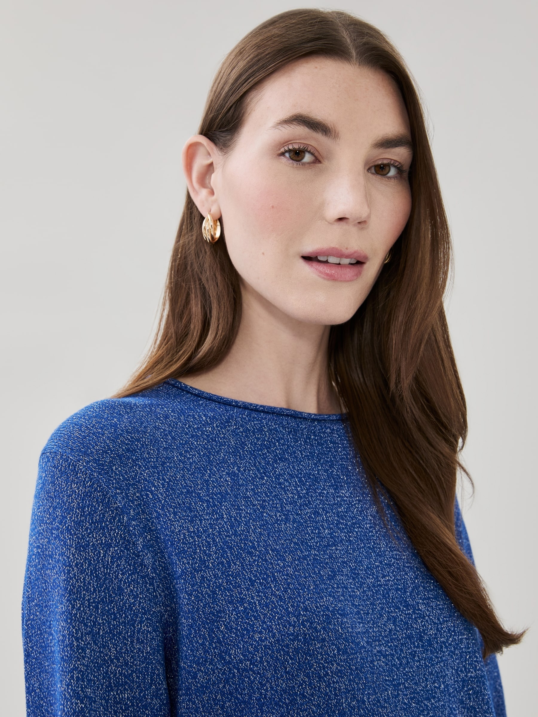 Chandail en tricot chatoyant