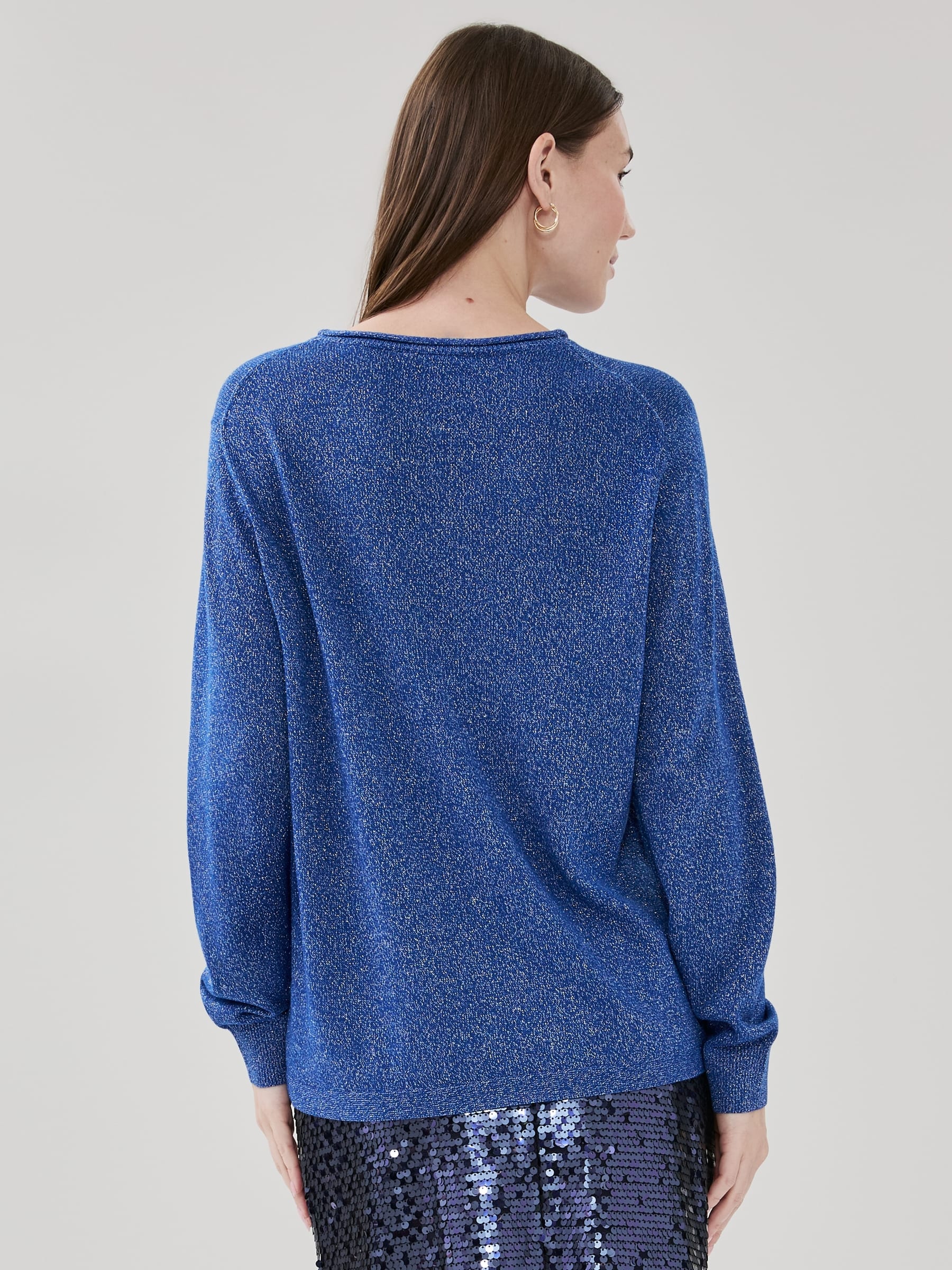 Chandail en tricot chatoyant