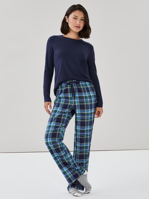 Flannel Sleep Pant - Navy