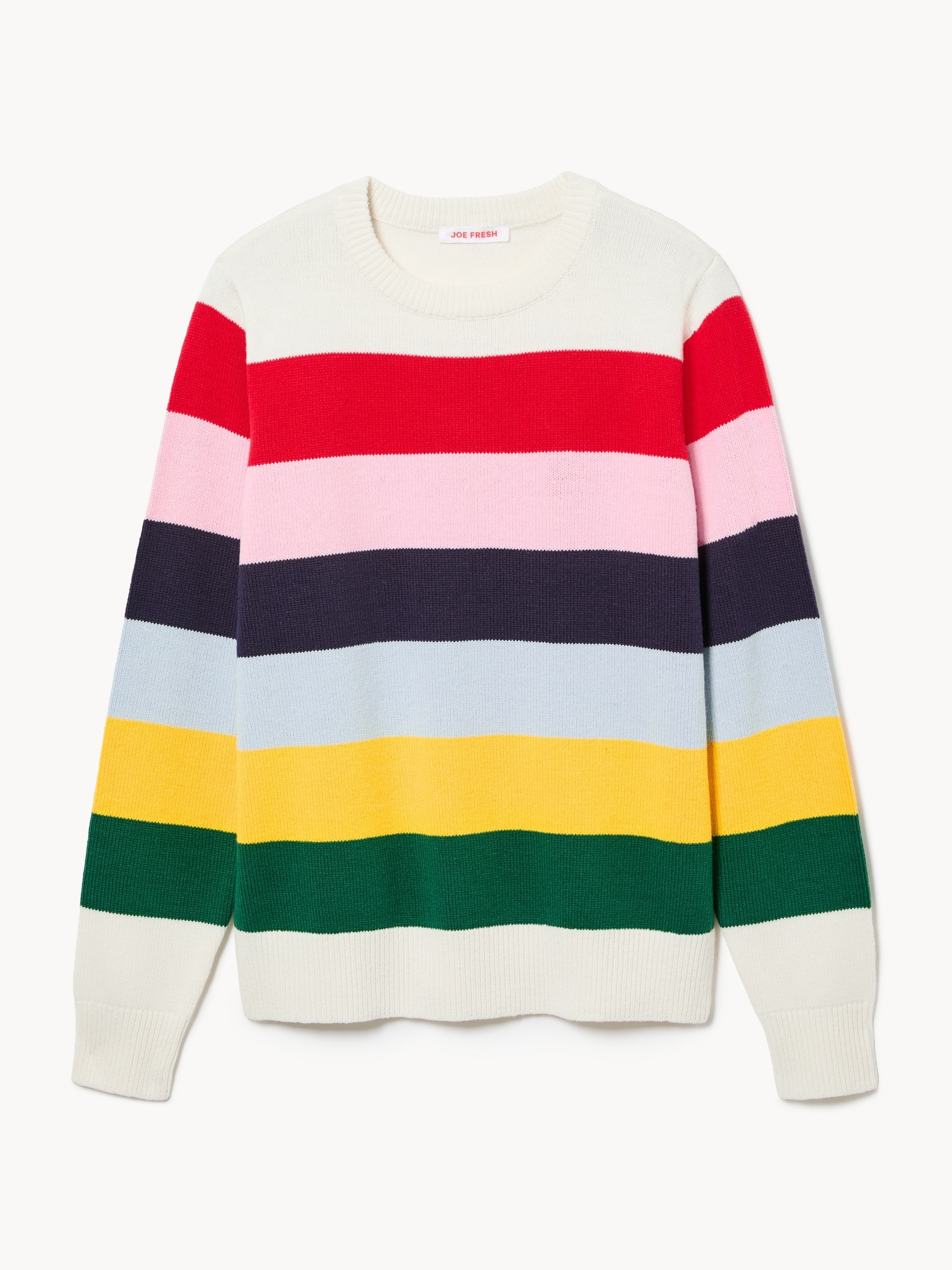 Chandail en tricot rayé