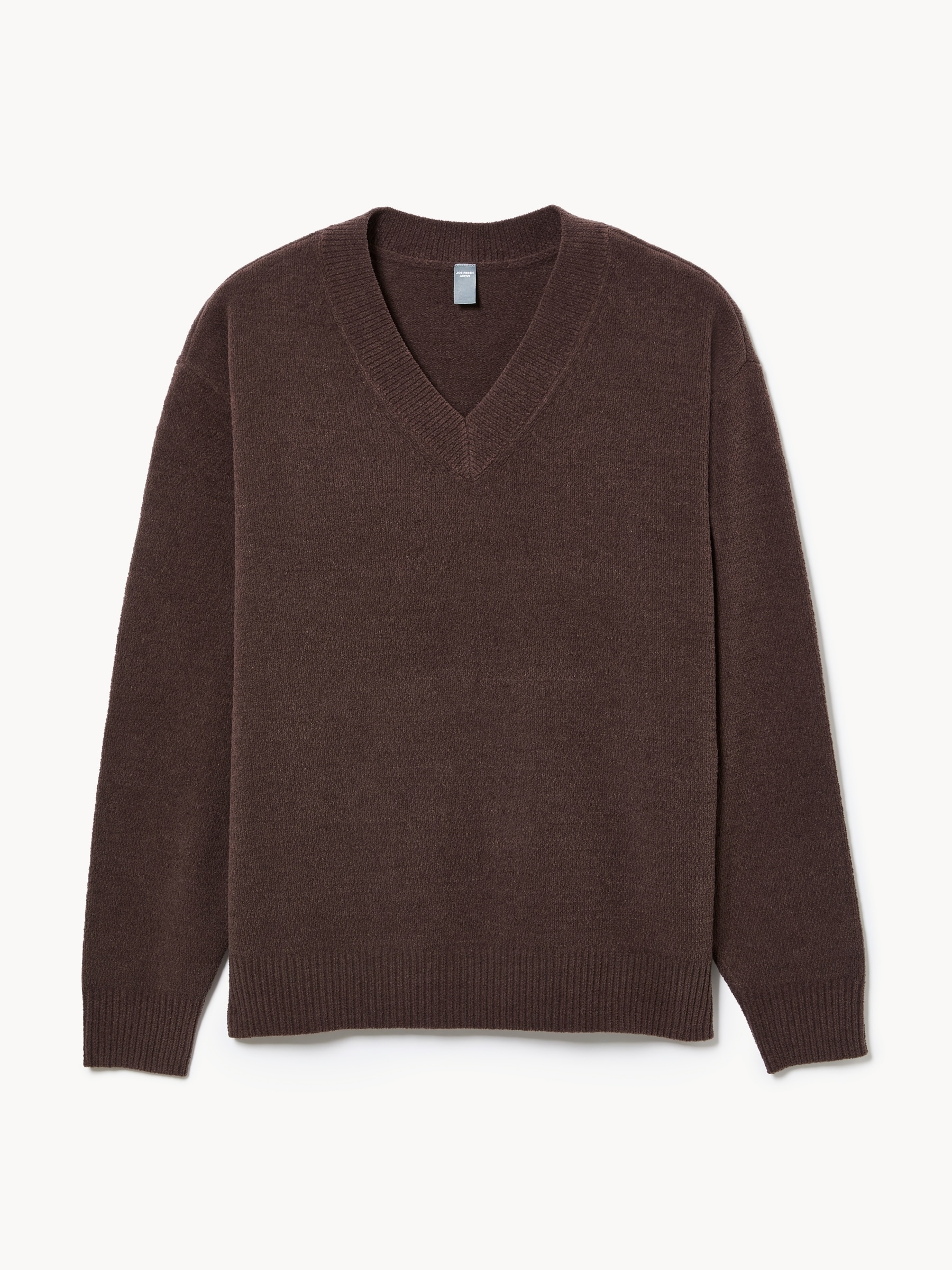 Active Chenille V-Neck Sweater