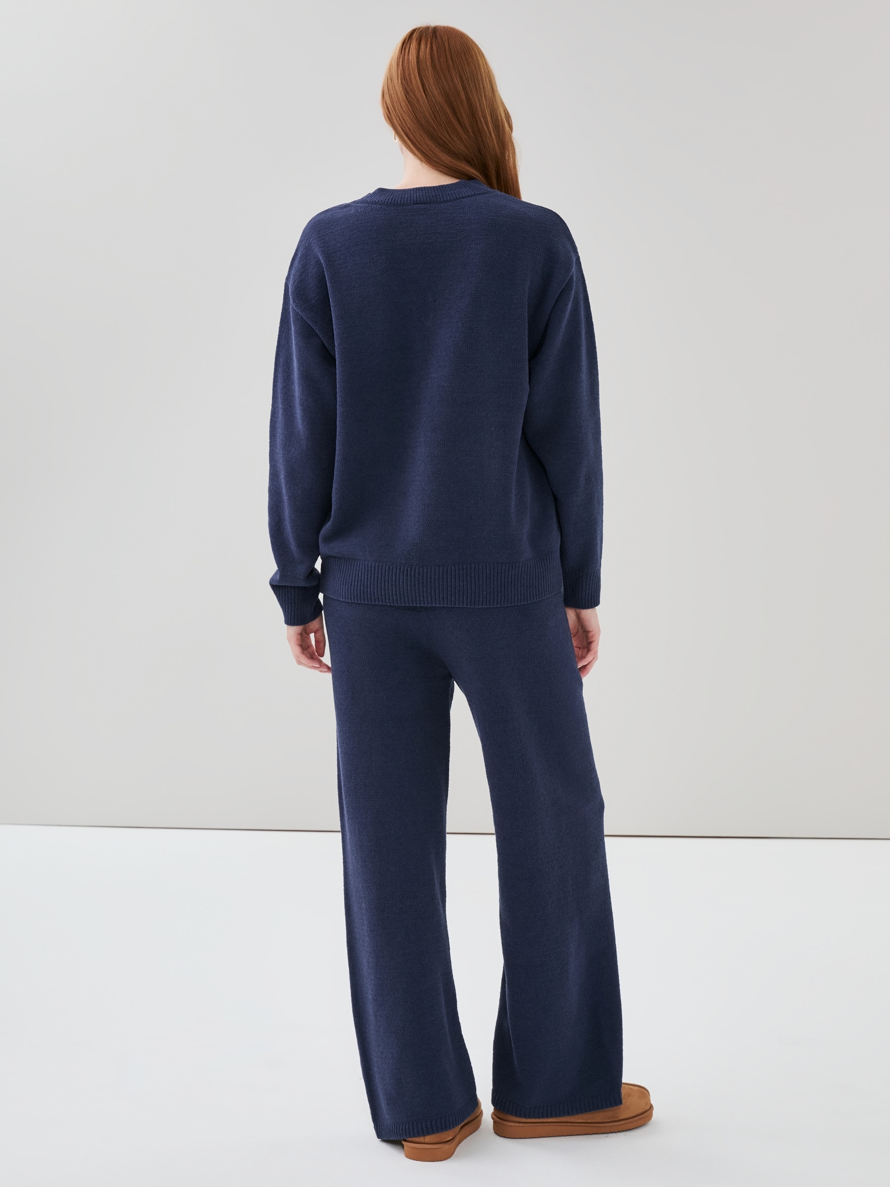 Active Chenille V-Neck Sweater