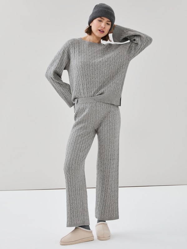Joe Fresh Pantalon à jambe large à mailles torsadées 1 ea, 39,00 $/1ch
