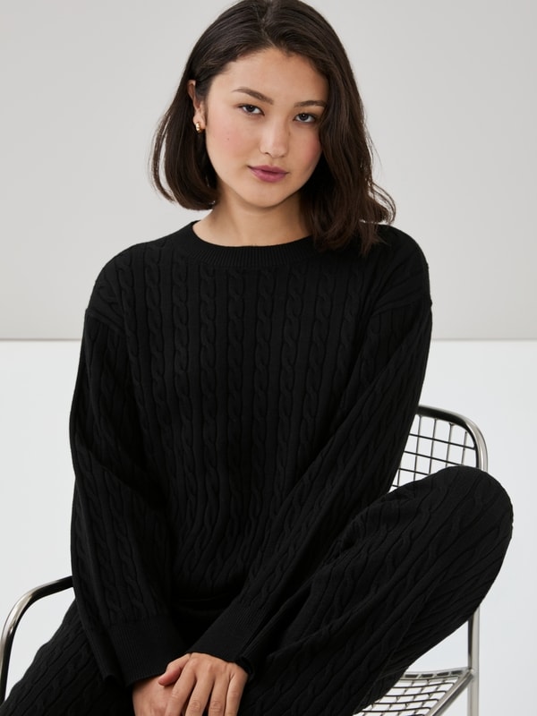 Joe Fresh W6WR075258 SW PULLOVER,XL,BLK 1 ea, $39.00/1ea
