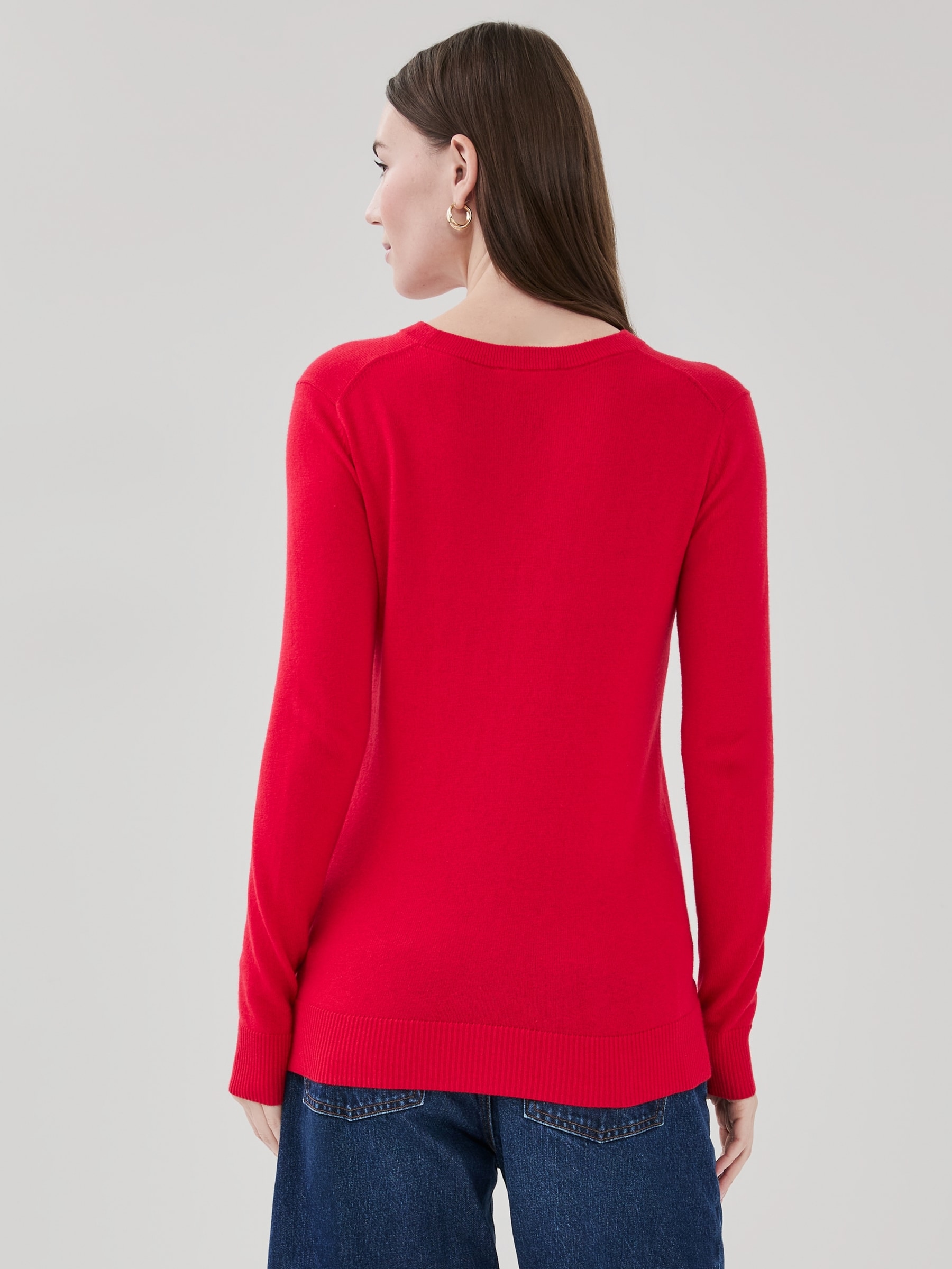 Chandail en tricot en coton et cachemire