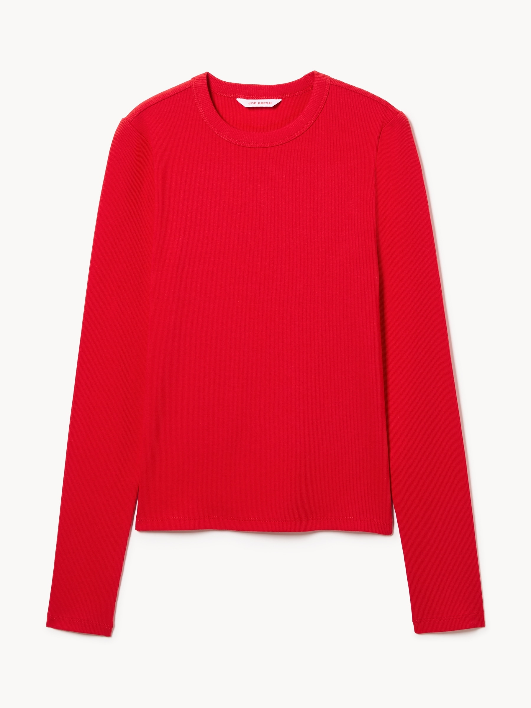 Ribbed Long Sleeve Top
