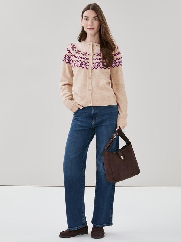 Joe Fresh Cardigan en jersey jacquard 1 ea, 45,00 $/1ch