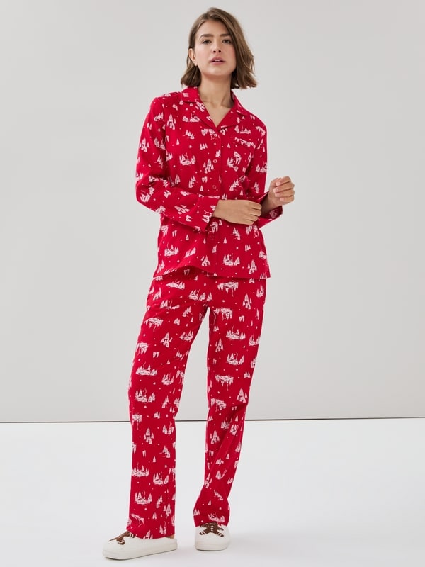 Joe Fresh Flannel Holiday Sleep Set 1 ea, $39.00/1ea