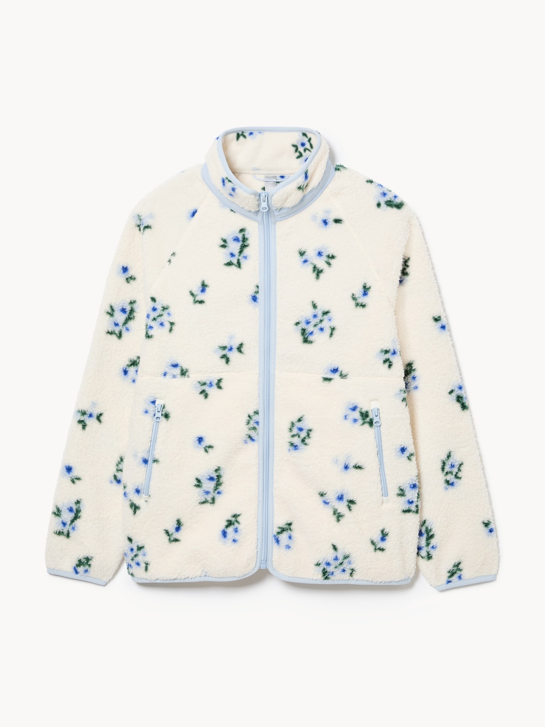 Veste en molleton effet peau de mouton