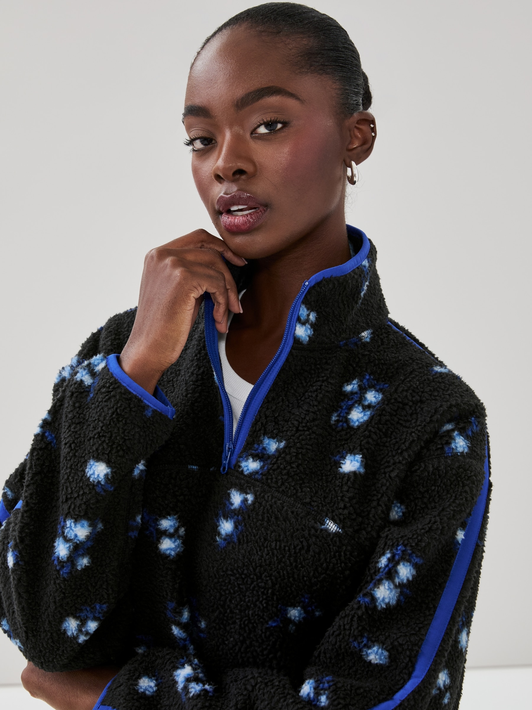 Active Teddy Fleece Half-Zip Pullover