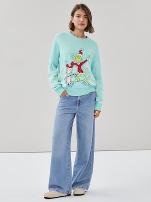 Grinch Sweater - Pastel Green