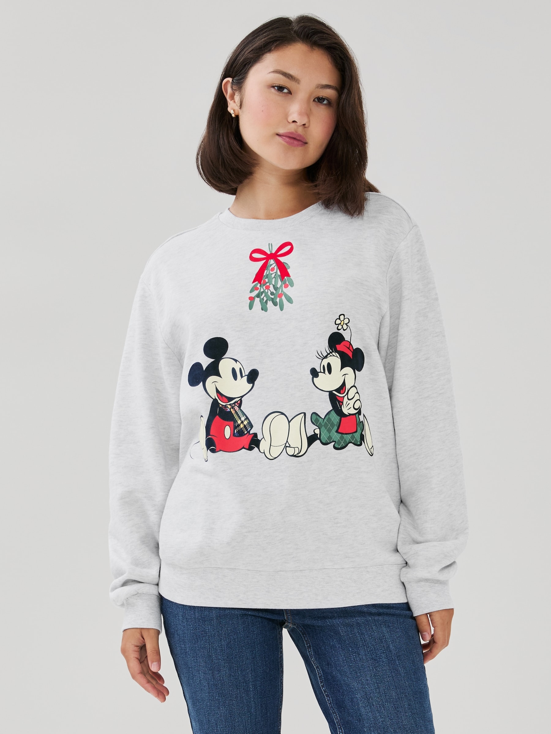 Chandail en molleton des Fêtes Mickey/Minnie&nbsp;Mouse