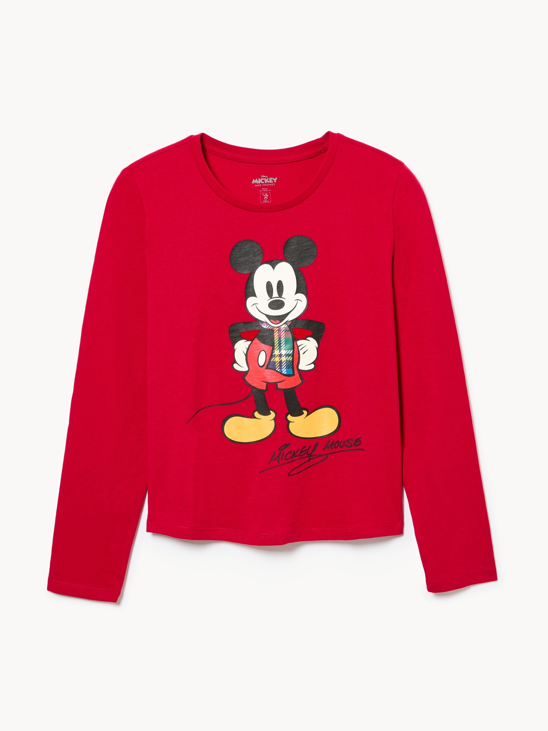 Disney Mickey Mouse Festive Long Sleeve Top
