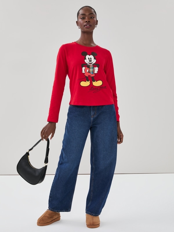 Joe Fresh Disney Mickey Mouse Festive Long Sleeve Top 1 ea, $29.00/1ea