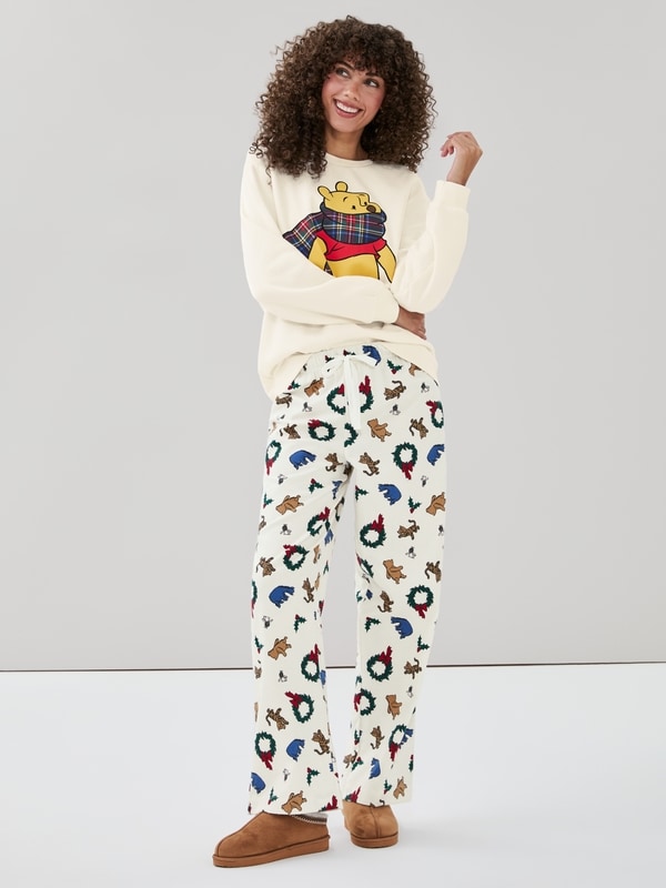 Joe Fresh Pantalon de nuit des Fêtes Winnie l’Ourson 1 ea, 29,00 $/1ch
