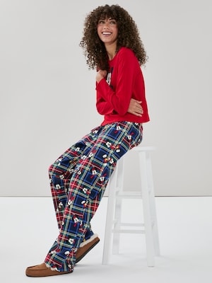 Disney Mickey Mouse Holiday Sleep Pant - Black