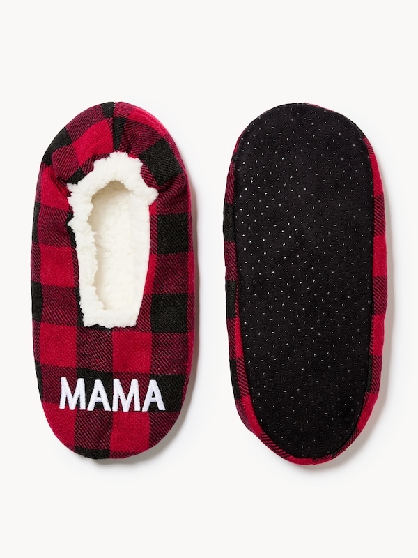 Buffalo Plaid Slipper Socks