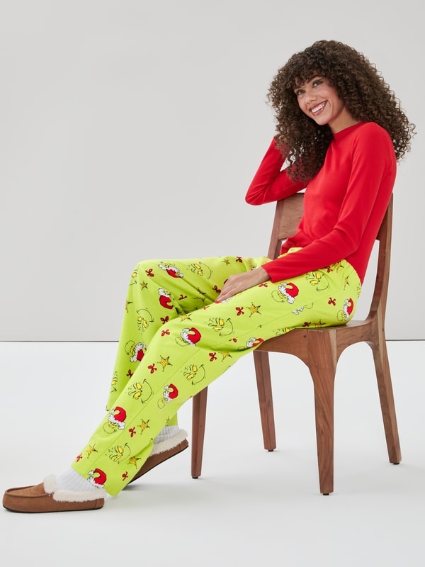 Grinch Sleep Pant - Lime Green