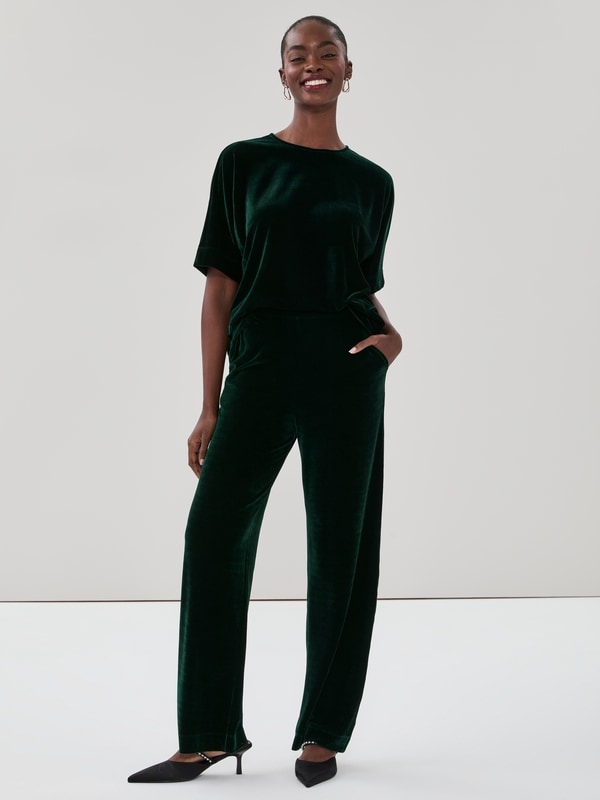 Joe Fresh Velvet Wide Leg Pant 1 ea, $35.00/1ea