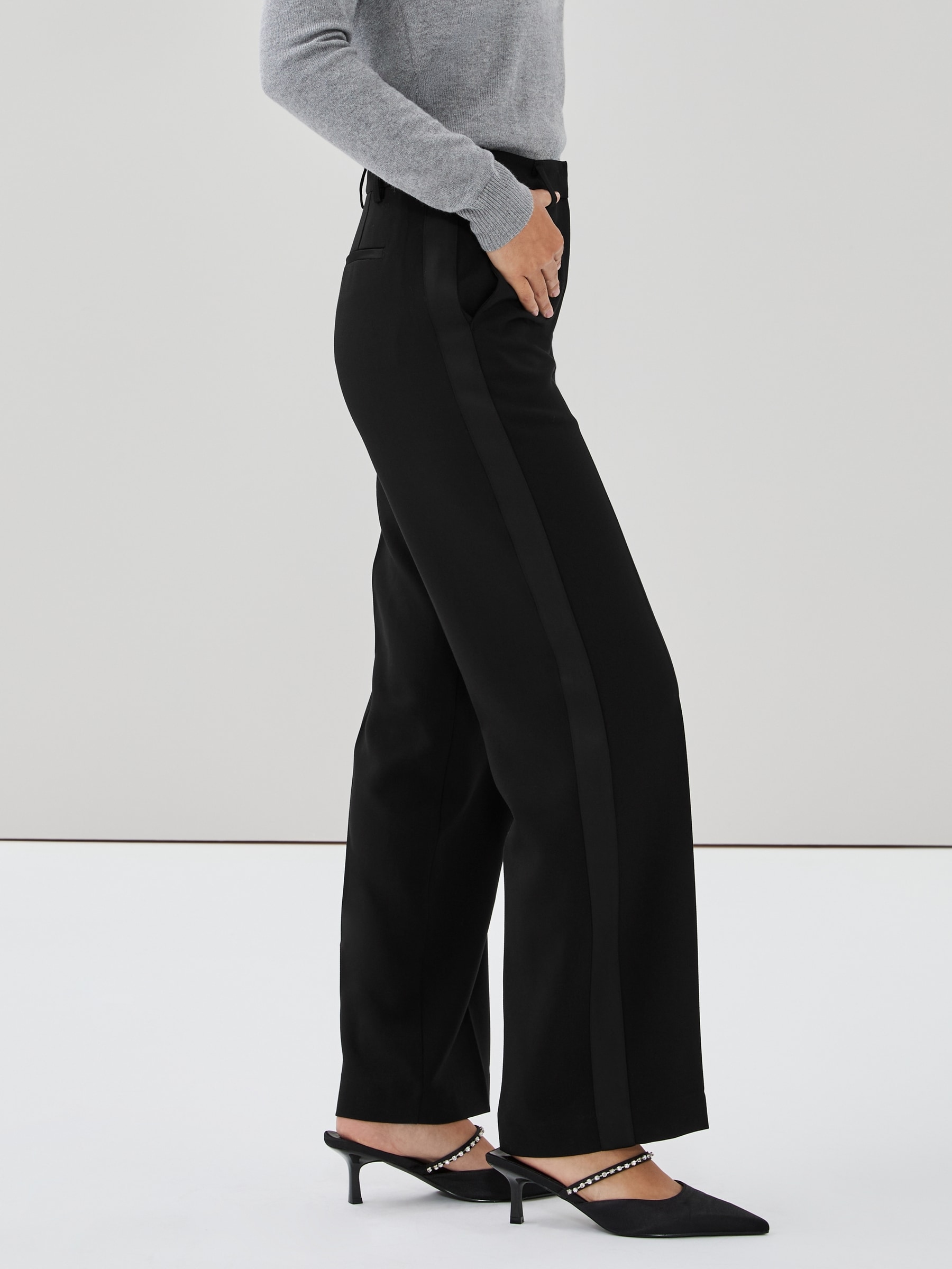 Pantalon à jambe droite