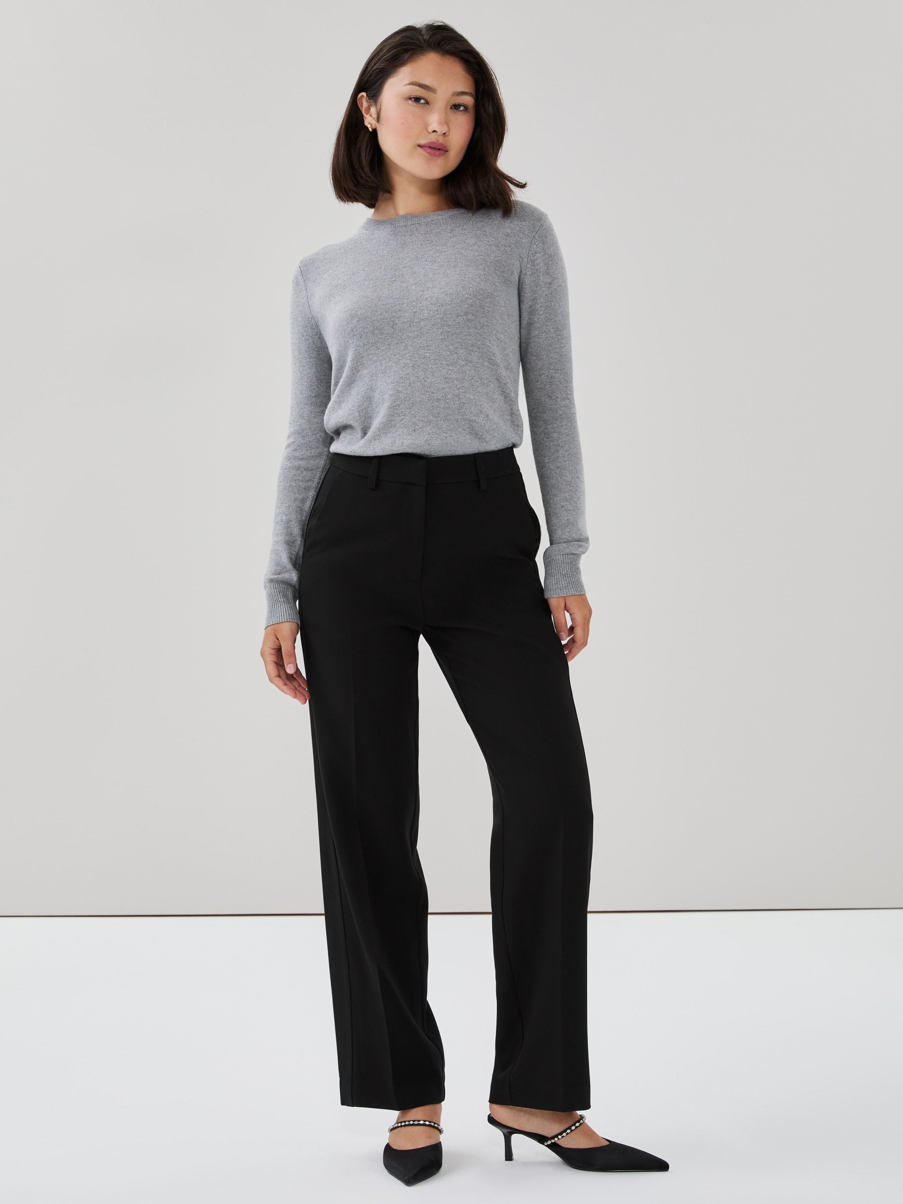 Pantalon à jambe droite