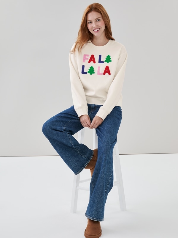 Holiday Sweatshirt - Off White
