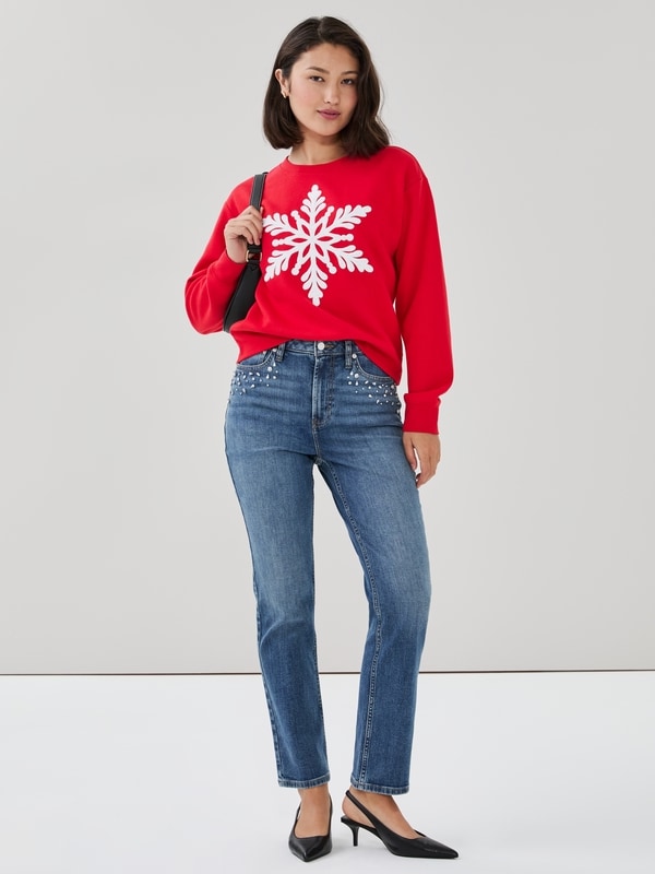 Joe Fresh Snowflake Sweatshirt 1 ea, $35.00/1ea