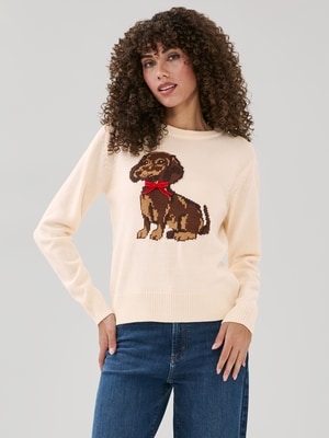 Festive Sweater - Light Sand