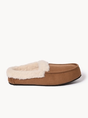 Mule Slippers - Light Brown
