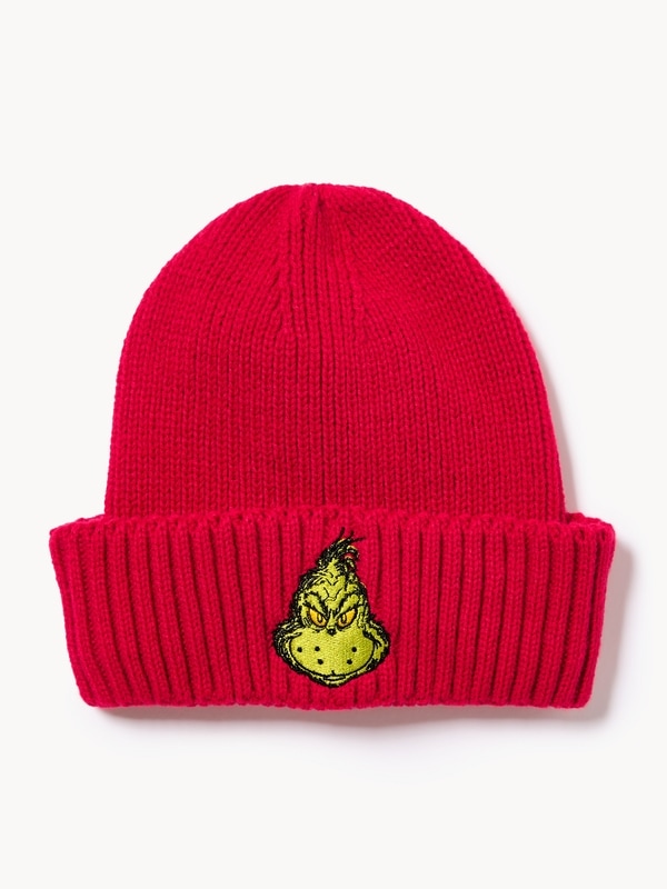 Grinch Toque - Dark Red