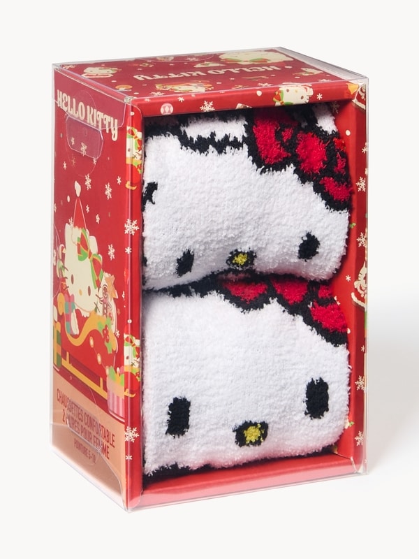 Hello Kitty® 2-Pack Cozy Crew Socks
